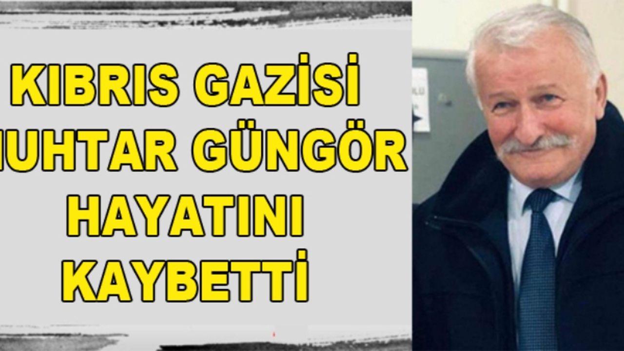 Kibris Gaz S Muhtar G Ng R Hayatini Kaybett Bolu Takip Gazetesi