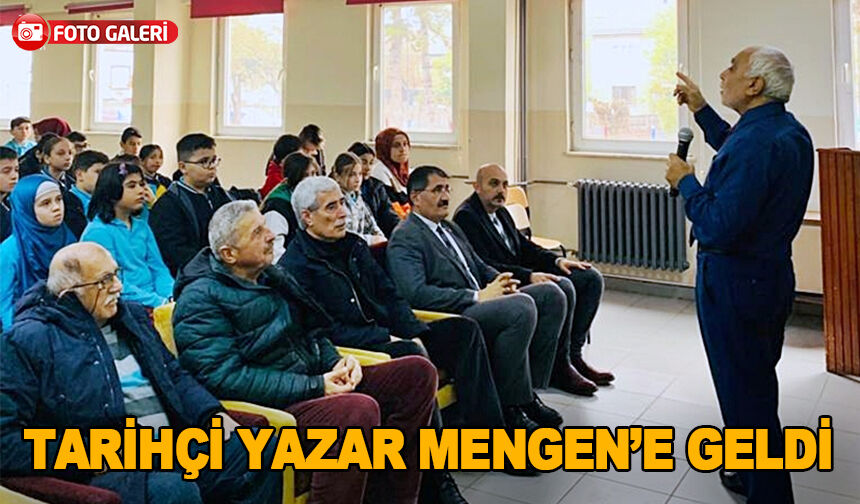 Tarihçi Yazar Mustafa Turan Bir Dizi Konferans İçin Mengen’e Geldi ...