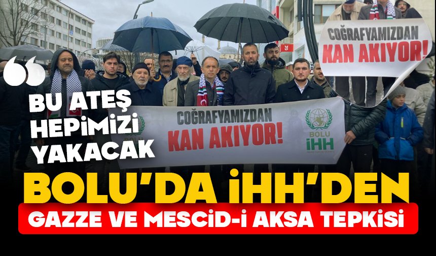 Bolu’da Bölgesel Gelişmelere Tepki  “Bu Ateş Hepimizi Yakacak”