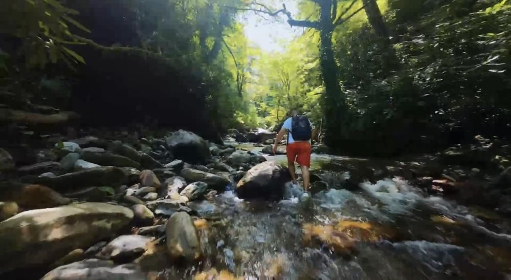 3 saatlik nefes kesen rota dron kamerasında