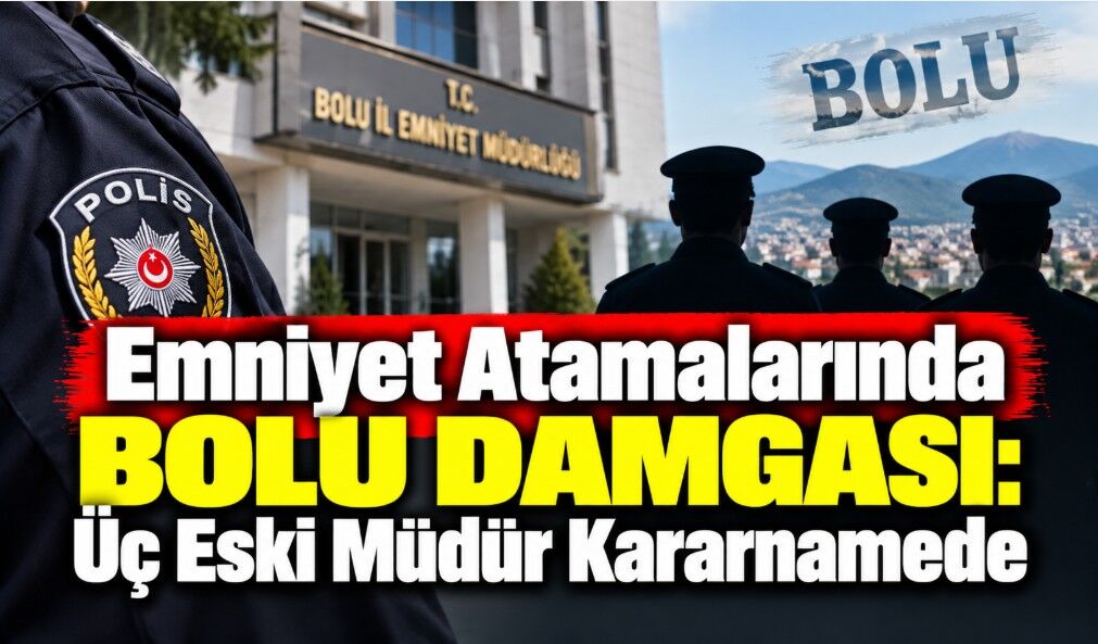 Emniyet Atamalarında Bolu Damgası: Üç Eski Müdür Kararnamede