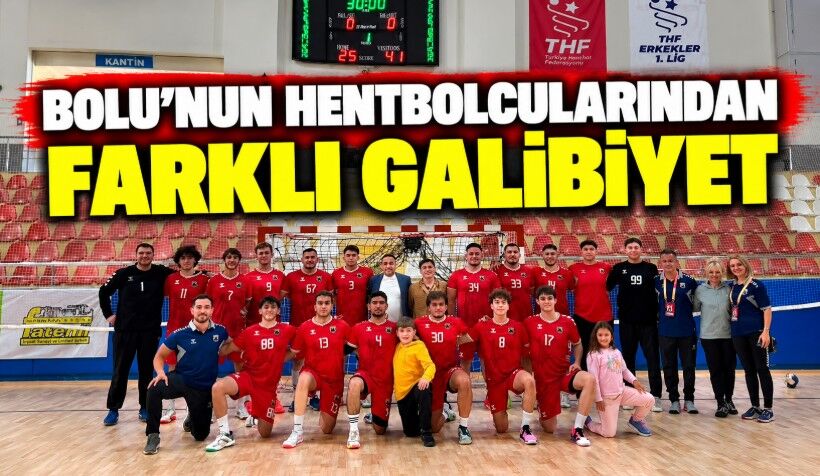 Bolu’nun Hentbolcularından Farklı Galibiyet