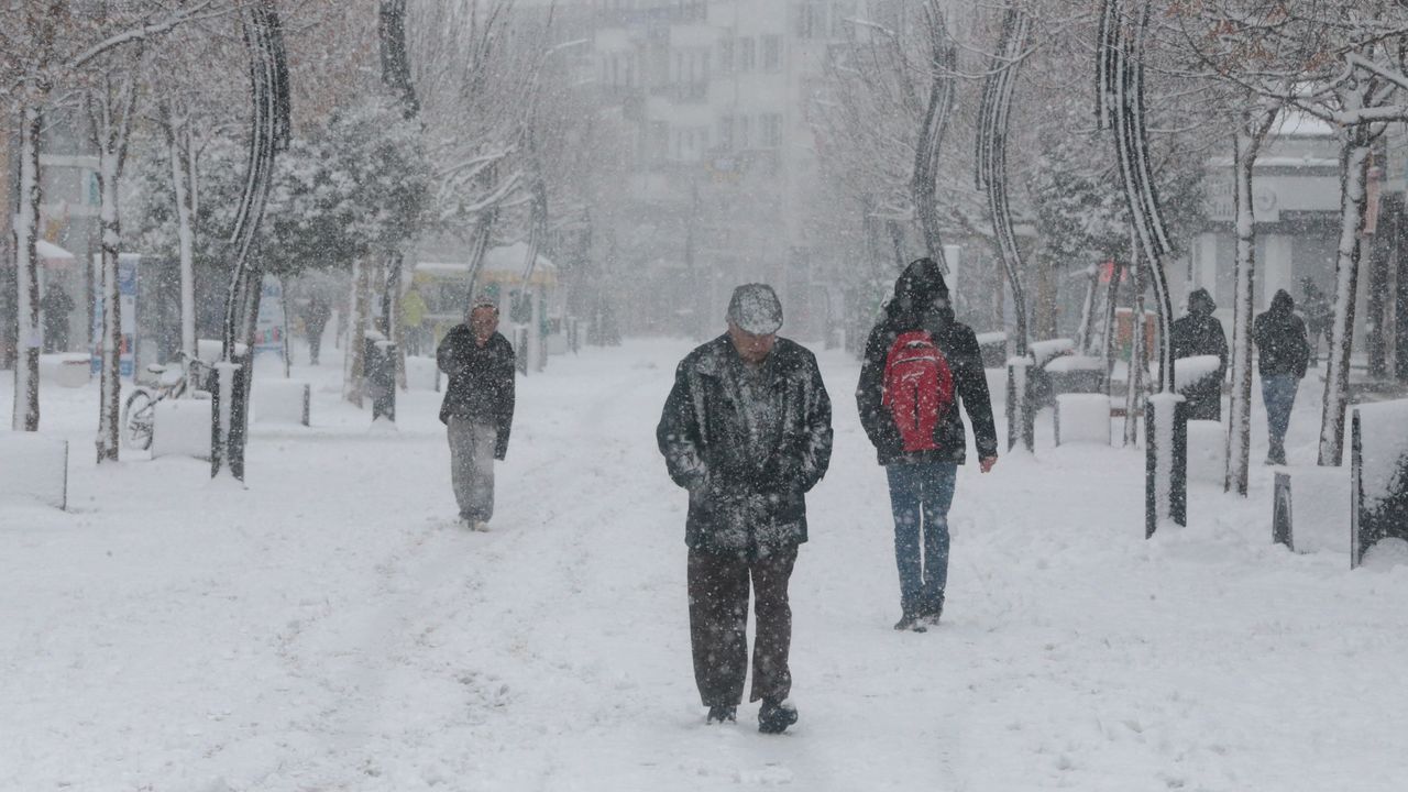 Bolu'da yoğun kar yağışı etkili oluyor