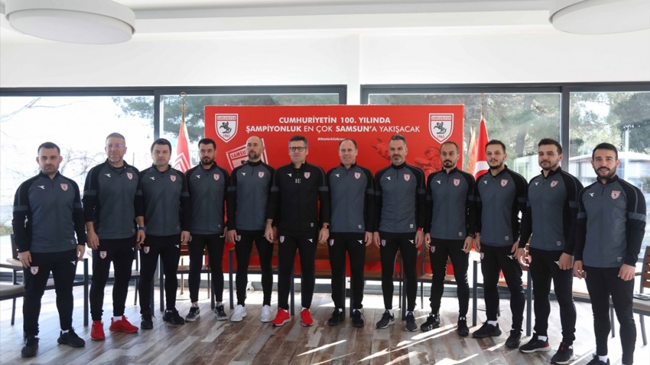 Samsunspor Teknik Direktörü Eroğlu: "Hedefimiz Samsunspor'u Süper Lig'e taşımak"
