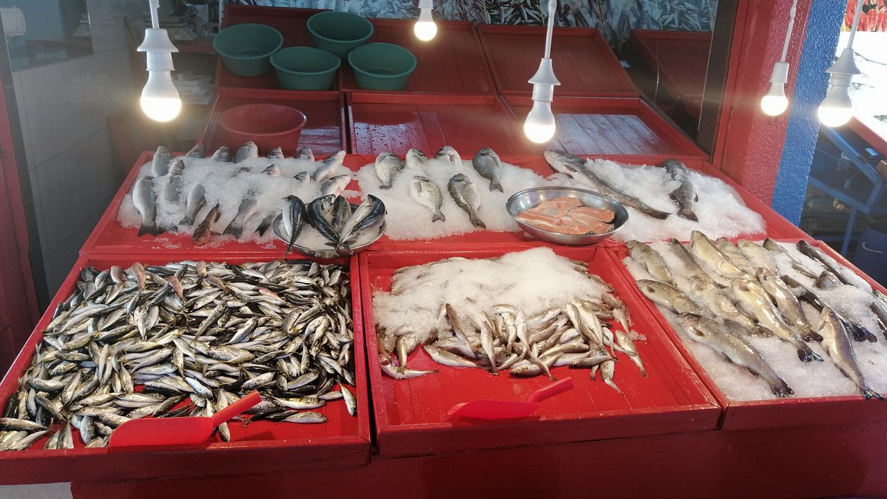 Karabük'te av yasağının kalmasıyla balıklar tezgahtaki yerini aldı