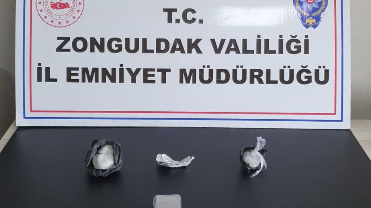 Zonguldak'ta uyuşturucu operasyonu 2 tutuklu
