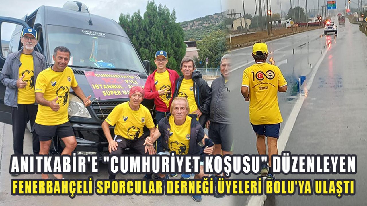 Fenerbahçeli Sporcular Derneği üyeleri Bolu'ya ulaştı
