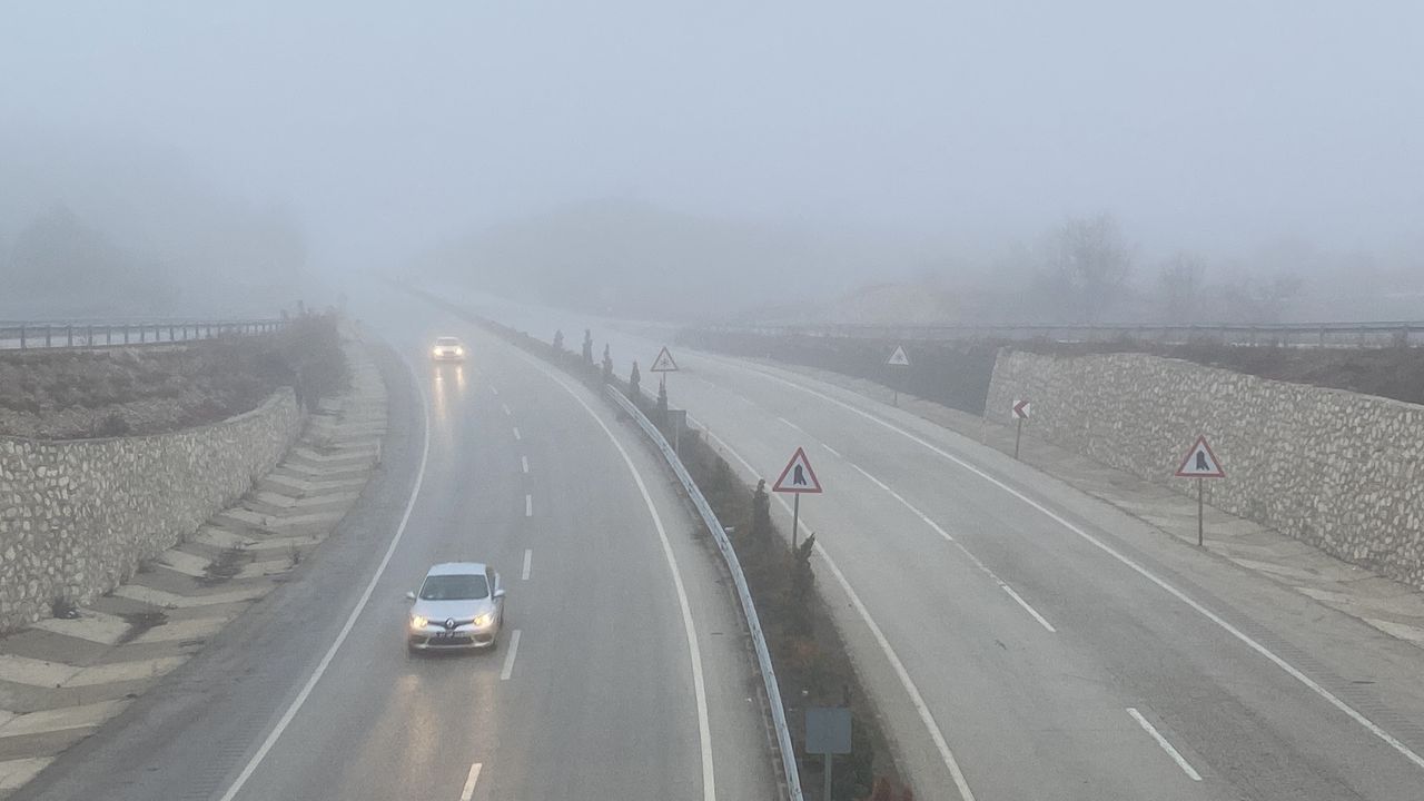 Kastamonu’da yoğun sis etkili oluyor