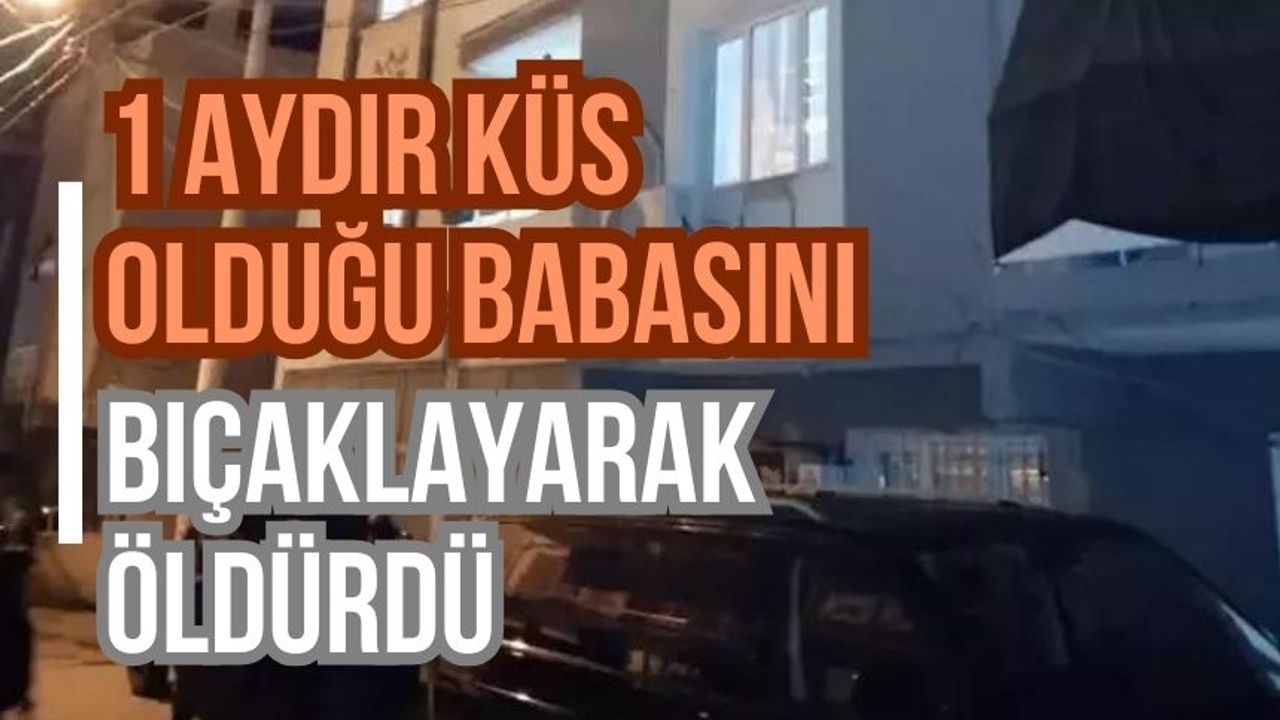 İzmir'de korkunç olay! Tartıştığı babasını sırtından bıçakladı