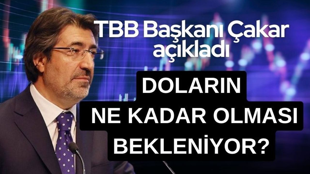 TBB Başkanı Çakar dolardaki artışı öngördü, ne kadar olacak?
