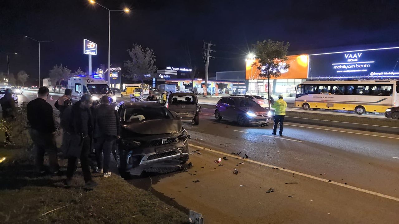 Bursa’da zincirleme kaza: 3 yaralı