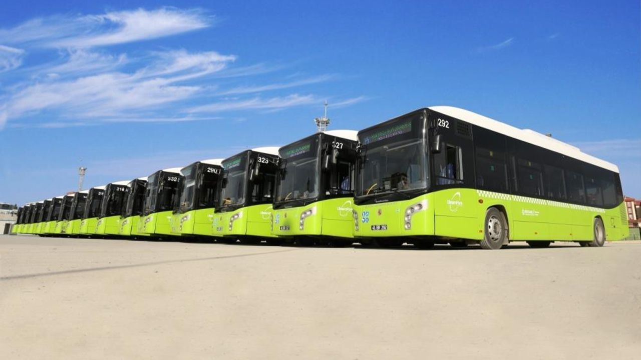 Kocaeli'de yarın toplu ulaşım ücretsiz olacak