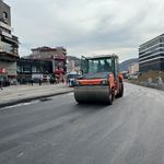 67 yıllık köprüde yıkım bitti, asfalt serimi başladı