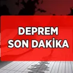 ŞİDDETLİ DEPREM