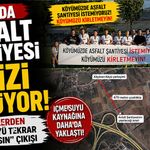 Bolu'da Asfalt Şantiyesi Krizi Büyüyor! Köylülerden "Yuva Köyü Tekrar Yaşanmasın" Çıkışı