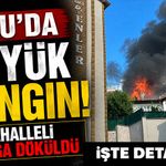 Bolu'da büyük yangın..