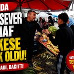 Bolu’da hayırsever esnaf herkese örnek oldu