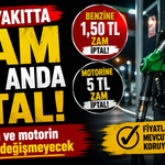 Akaryakıtta zam son anda iptal! Benzin ve motorin fiyatları değişmeyecek