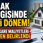 Emlak vergisinde yeni dönem! Metrekare maliyetleri yeniden belirlendi