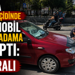 Bolu'da yaya geçidinde otomobil yaşlı adama çarptı: 1 yaralı