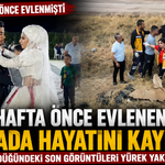 Bir hafta önce evlenen genç kazada hayatını kaybetti: Düğündeki son görüntüleri yürek yaktı