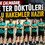 Düdük Çalmadan Önce Ter Döktüler! Bolulu Hakemler Hazır