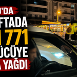 Bolu'da 1 haftada bin 771 sürücüye ceza yağdı