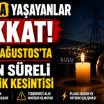BOLU’DA YAŞAYANLAR DİKKAT! 12 AĞUSTOS’TA UZUN SÜRELİ ELEKTRİK KESİNTİSİ