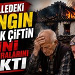 Mahalledeki yangın 80'lik çiftin evini ve hatıralarını yaktı