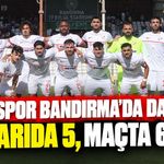 Boluspor Bandırma’da Dağıldı: İlk Yarıda 5, Maçta 6 Gol!