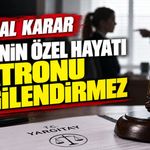 Emsal karar; İşçinin özel hayatı patronu ilgilendirmez