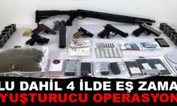 BOLU DAHİL 4 İLDE EŞ ZAMANLI UYUŞTURUCU OPERASYONU