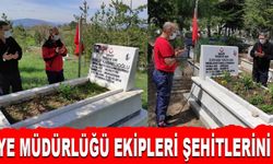 İTFAİYE MÜDÜRLÜĞÜ EKİPLERİ ŞEHİTLERİNİ ANDI