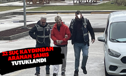 32 SUÇ KAYDINDAN ARANAN ŞAHIS TUTUKLANDI