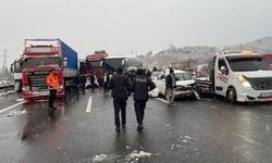 OTOYOLDA 58 ARAÇ BİRBİRİNE GİRDİ