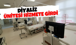 DİYALİZ ÜNİTESİ HİZMETE GİRDİ