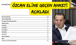 ÖZCAN ELİNE GEÇEN ANKETİ AÇIKLADI