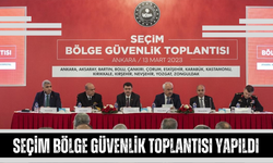 SEÇİM BÖLGE GÜVENLİK TOPLANTISI YAPILDI