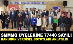 SMMMO ÜYELERİNE 7440 SAYILI KANUNUN VERGİSEL BOYUTLARI ANLATILDI