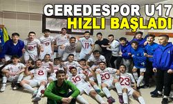 GEREDESPOR U17 HIZLI BAŞLADI