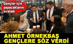 AHMET ÖRNEKBAŞ GENÇLERE SÖZ VERDİ