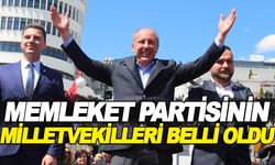 MEMLEKET PARTİSİNİN MİLLETVEKİLLERİ BELLİ OLDU