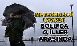 METEOROLOJİ UYARDI! BOLU’DA O İLLER ARASINDA