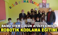 BAİBÜ STEM ÇOCUK ATÖLYESİNDEN ROBOTİK KODLAMA EĞİTİMİ