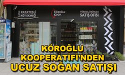 KÖROĞLU KOOPERATİFİ’NDEN UCUZ SOĞAN SATIŞI