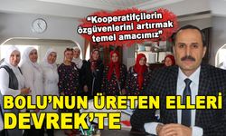 BOLU’NUN ÜRETEN ELLERİ DEVREK’TE