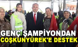 GENÇ ŞAMPİYONDAN COŞKUNYÜREK'E DESTEK