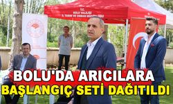 BOLU'DA ARICILARA BAŞLANGIÇ SETİ DAĞITILDI