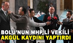 BOLU’NUN MHP’Lİ VEKİLİ AKGÜL KAYDINI YAPTIRDI