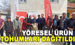 YÖRESEL ÜRÜN TOHUMLARI DAĞITILDI